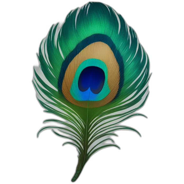peacock-feather emoji