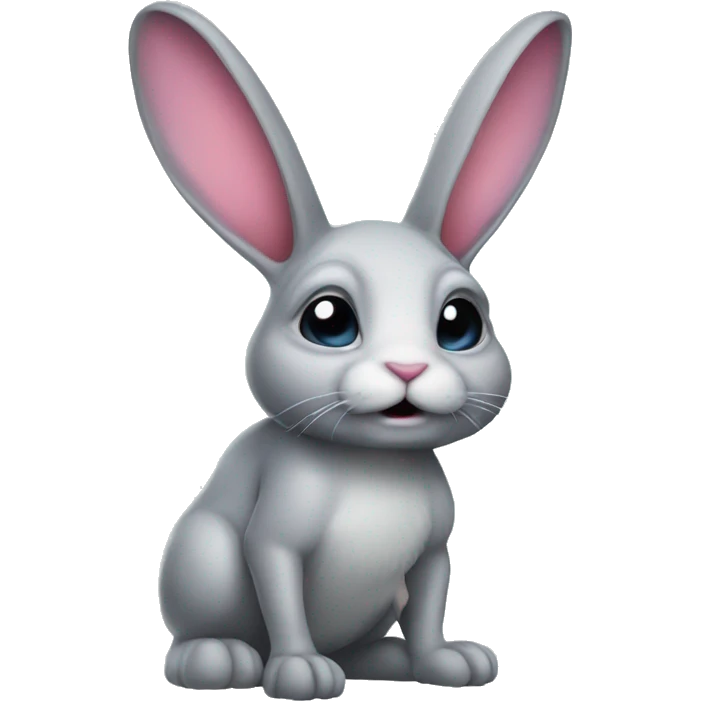 Alien rabbit emoji