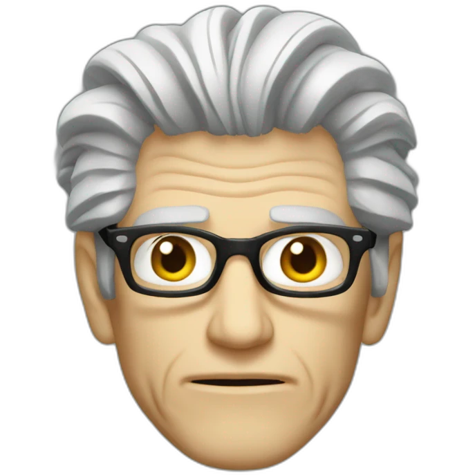 David Cronenberg single face emoji