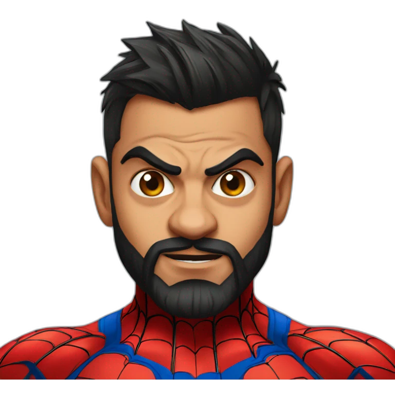 Virat Kohli Spiderman emoji