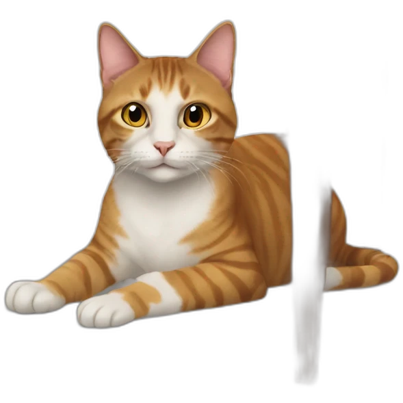 CAT UNDER THE TABLE emoji