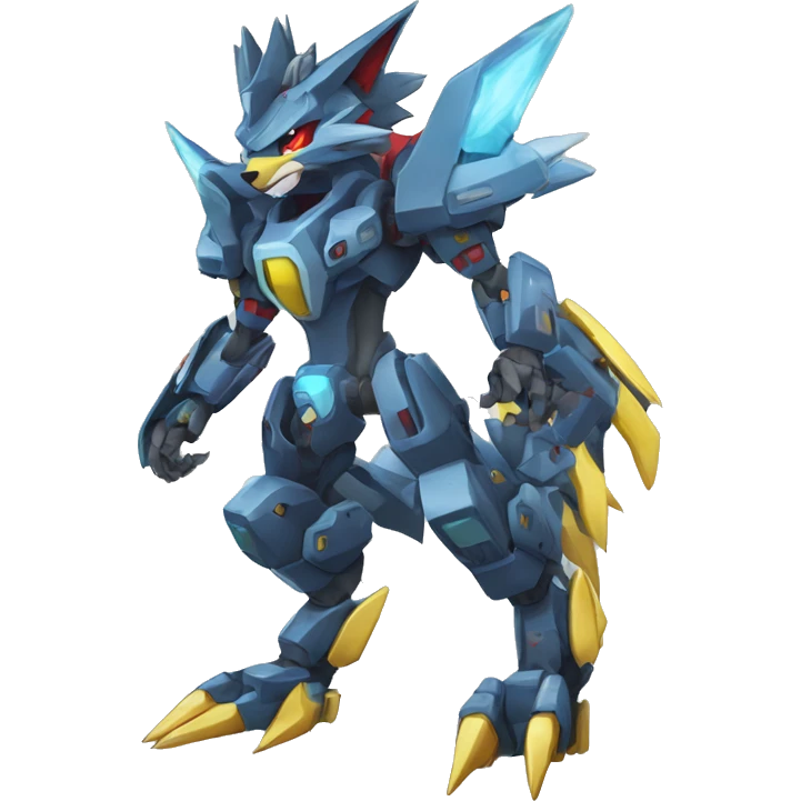 Zeraora-Zoroark-medabot-Mecha full body emoji
