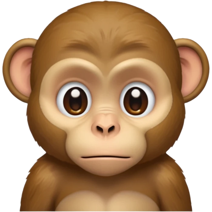 Sad monkey emoji