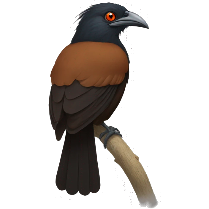 Greater coucal emoji