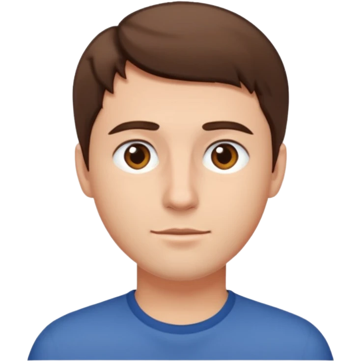 man with short hair  emoji