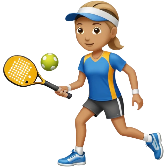 Me playing pickleball  emoji