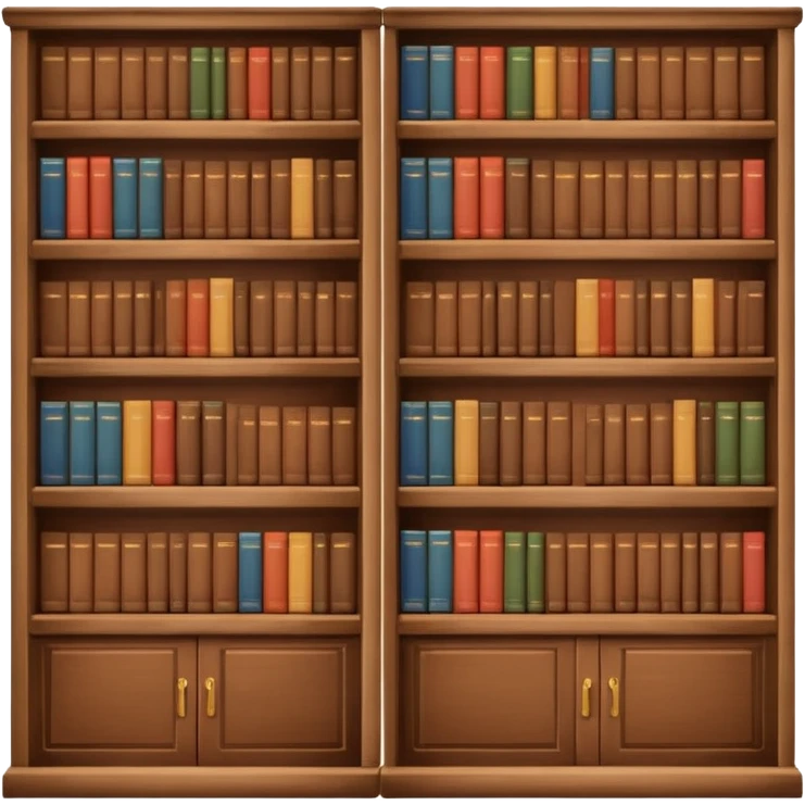 bookshelves emoji