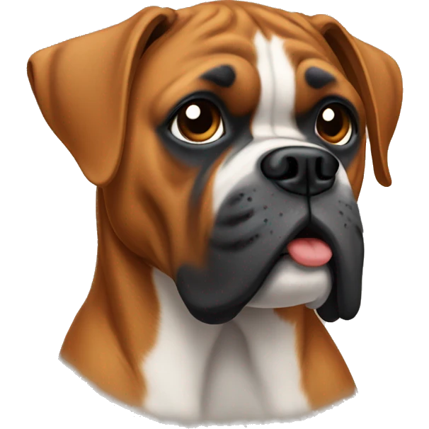 Boxer dog  emoji