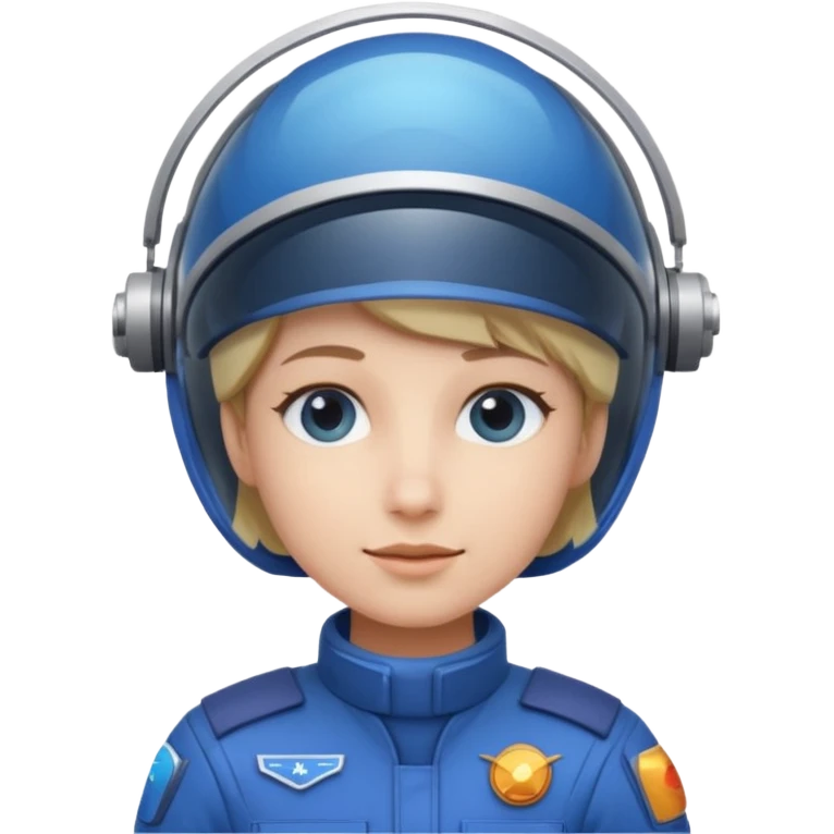 Blue-visor space mechanic emoji
