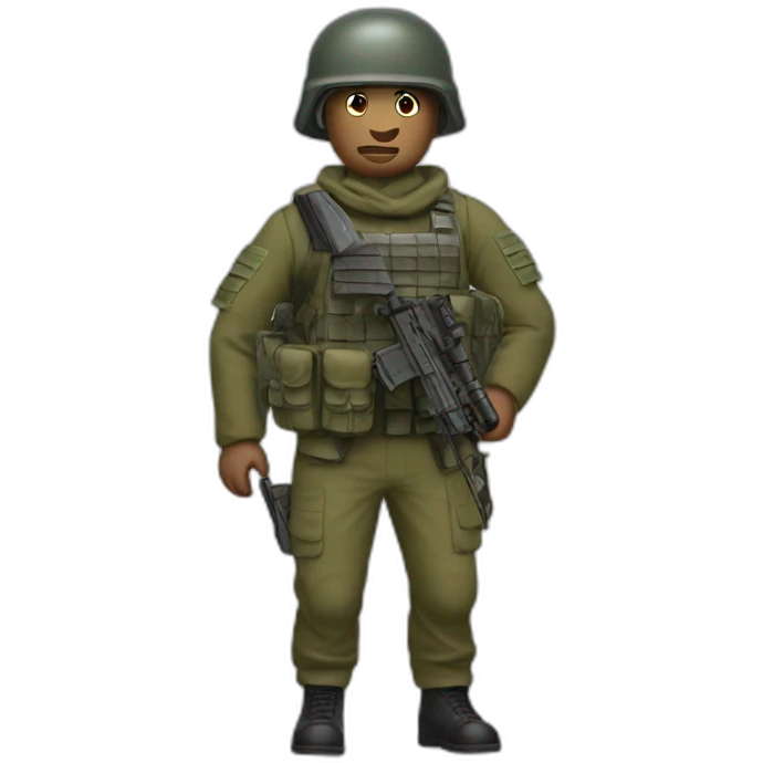 Bundeswehr reconnaissance soldier emoji