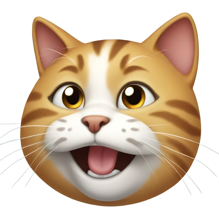 Happy cat emoji