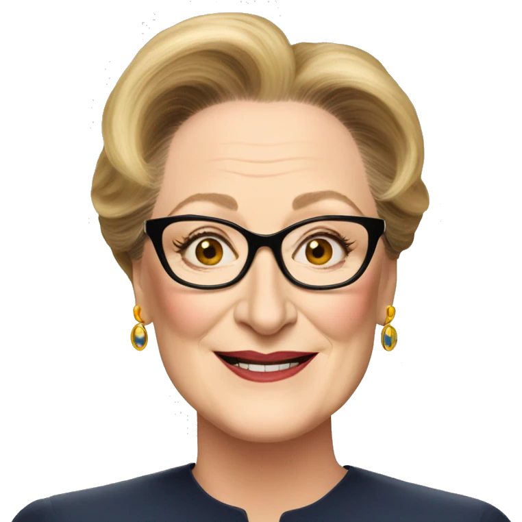 meryl streep emoji
