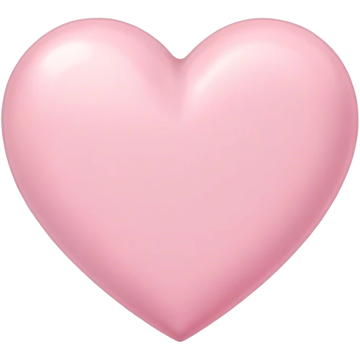 Cœur pastel rose emoji