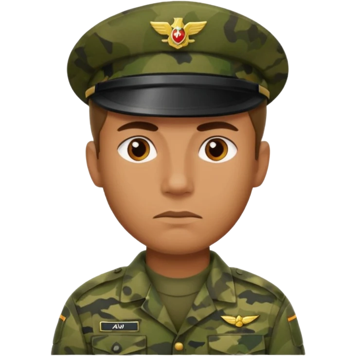 I want an emoji for a male filipino special action force officer camouflage uniform emoji