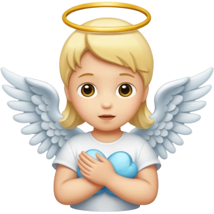 Angel baby emoji