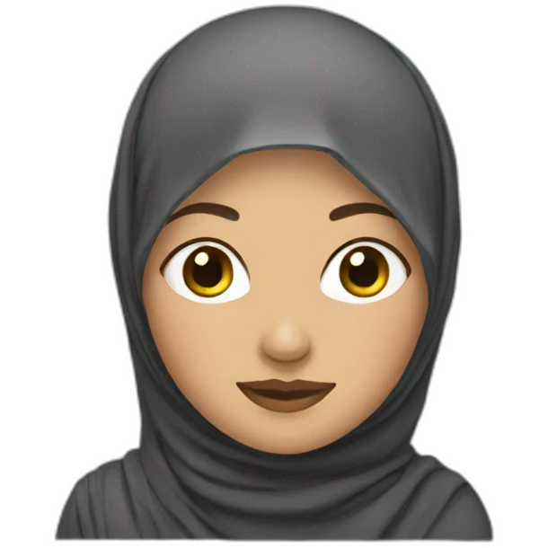 Woman with hijab emoji