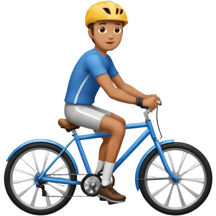 Man on bike  emoji