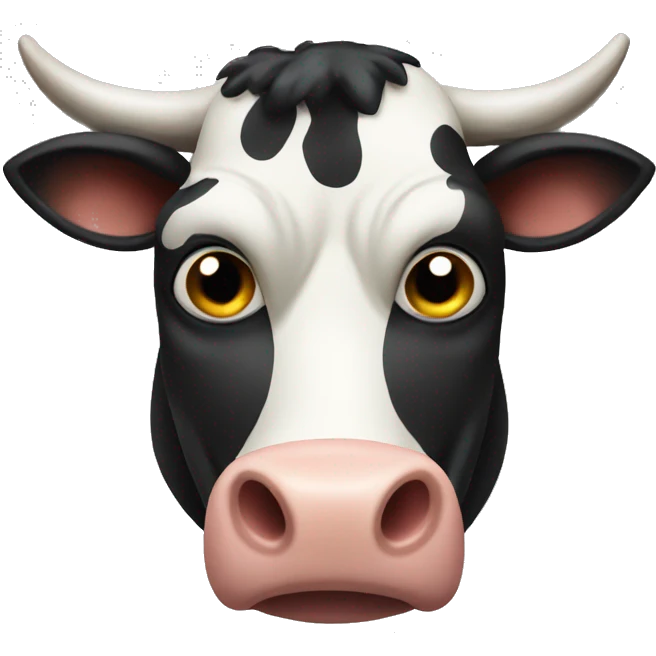 Evil cow emoji