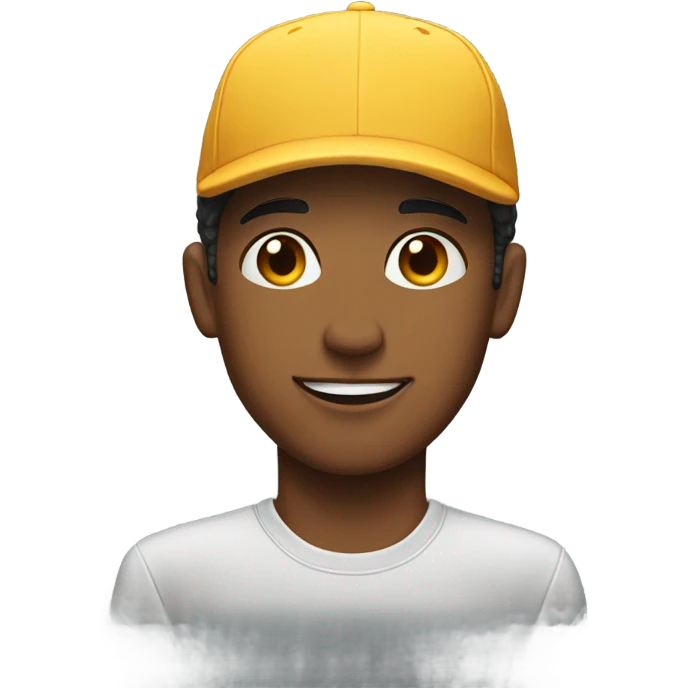 Guy with a cap emoji