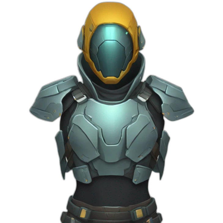 futuristic Technomancer Breastplate armored emoji