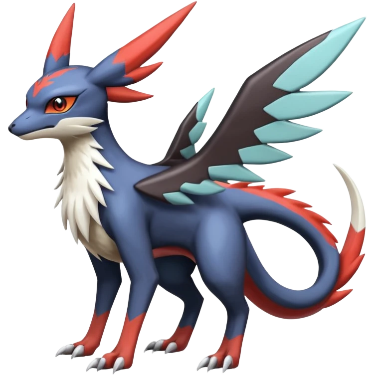  Nargacuga-Latias-Umbreon-Noivern-Silvally-Pokémon-Fakémon-fusion (full body) emoji