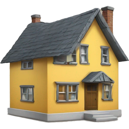  House with Nerd Face  emoji