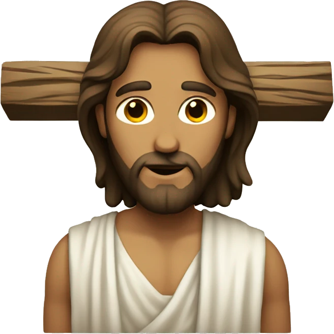 Jesus cross emoji