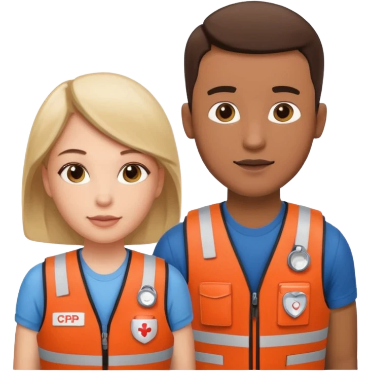 Male and Female CPR Instructor emoji