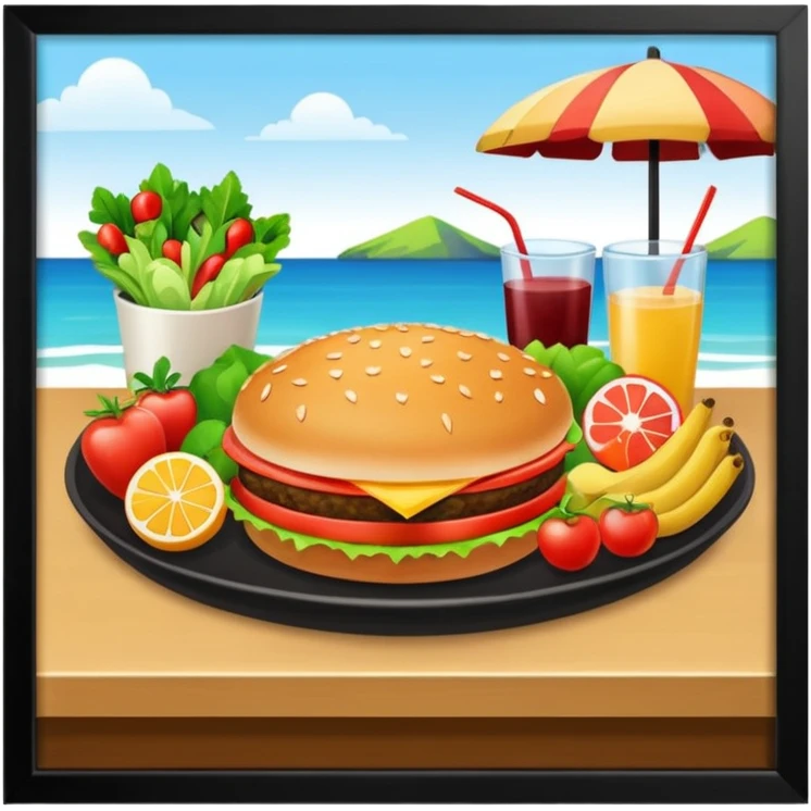 healthy food restaurant emoji