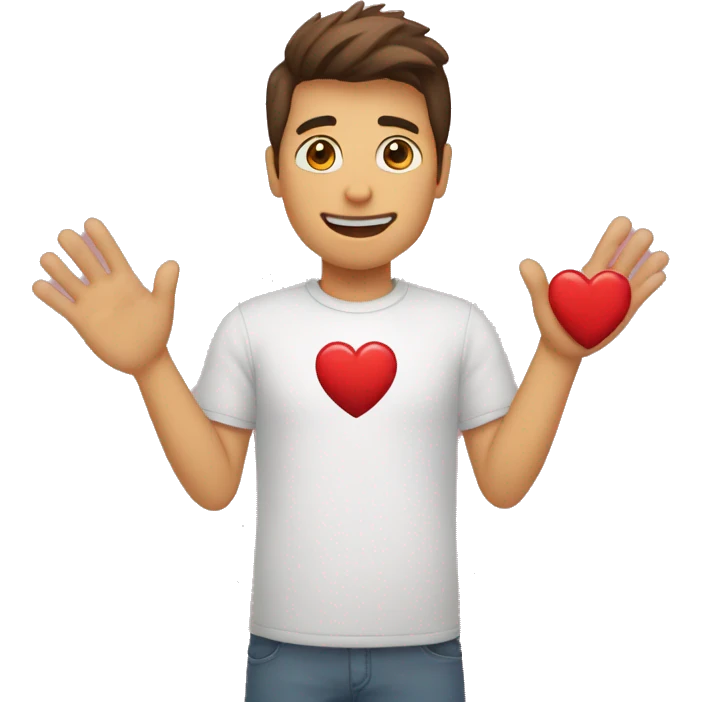 Corazón con las manos emoji