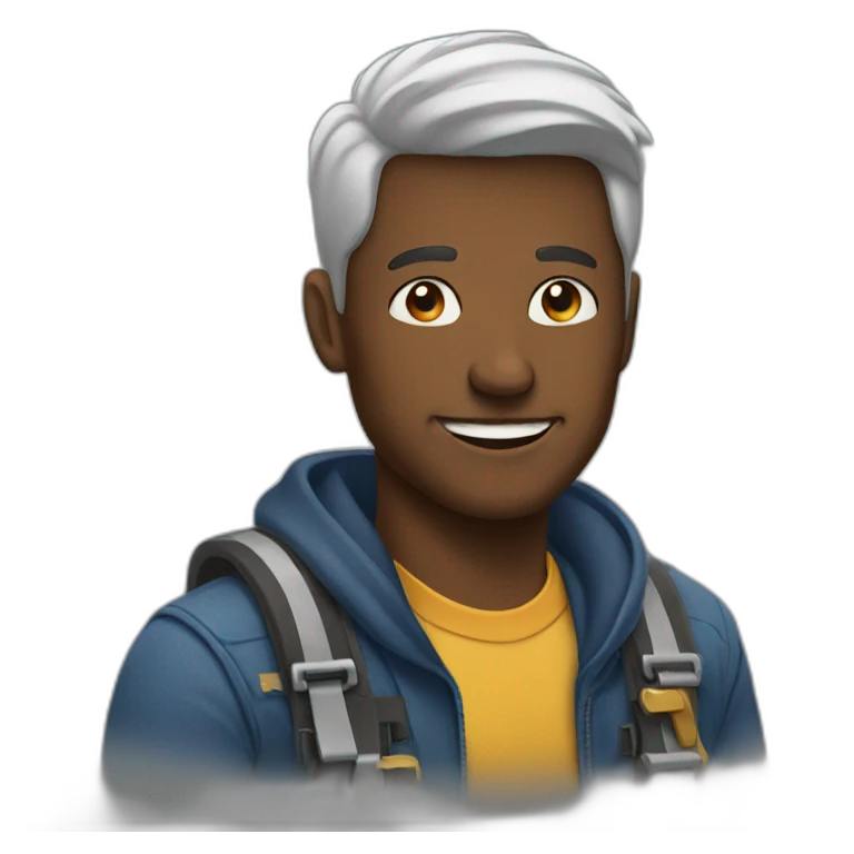 guy who likes trains emoji