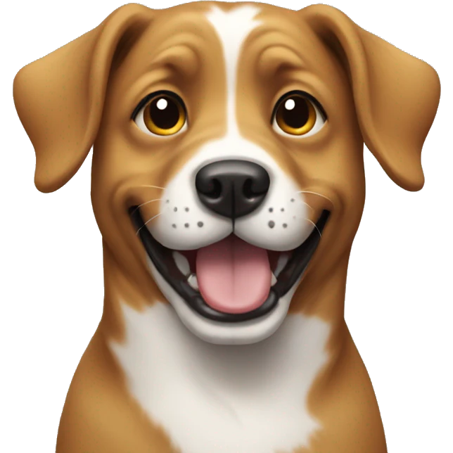 Dog happy emoji