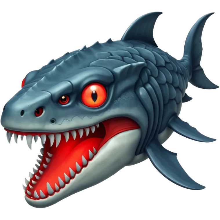 Leviathan – Massive scaled beast with glowing eyes. emoji