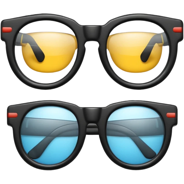 3d glasses emoji