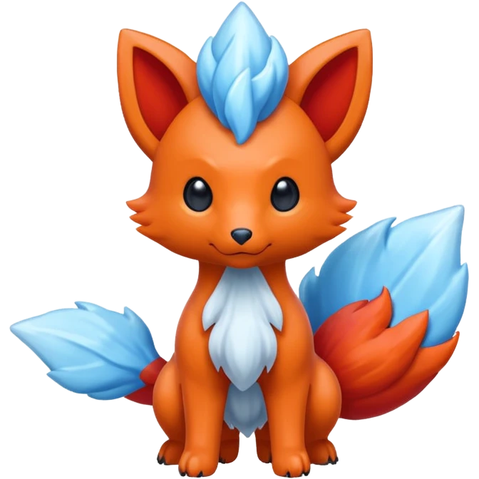Amaura-Salamence-Vulpix-fusion emoji