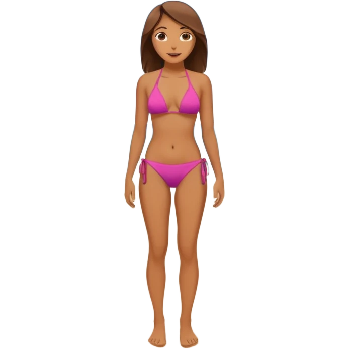 MUJER CUERPO COMPLETO EN LA PLAYA emoji