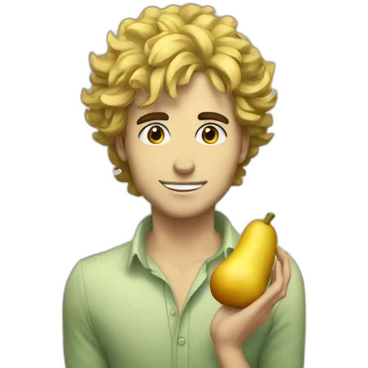 Mika avec une patate  emoji