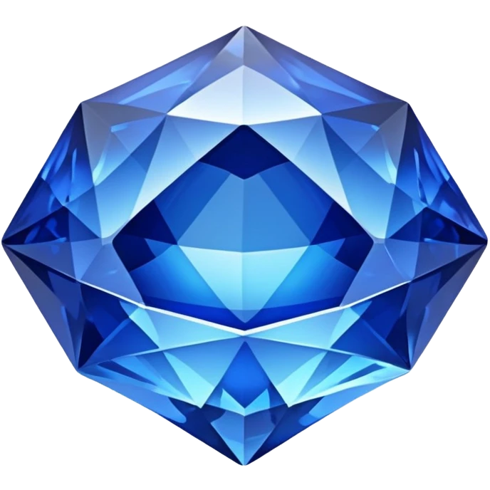 sapphire gemstone with facets emoji