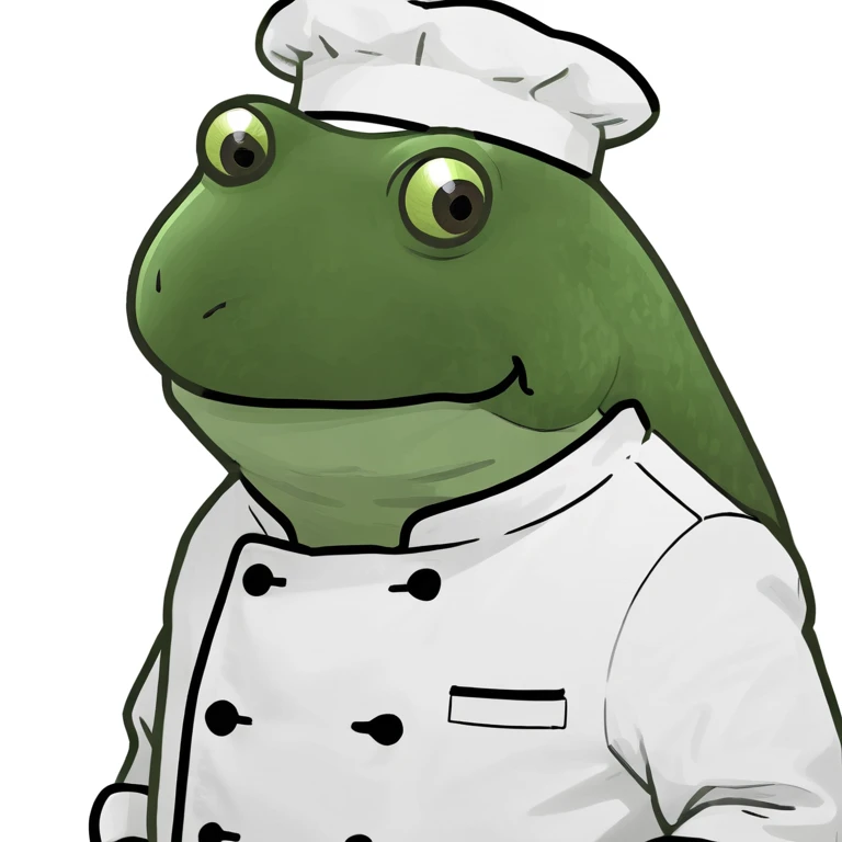 bufo in a chef coat emoji