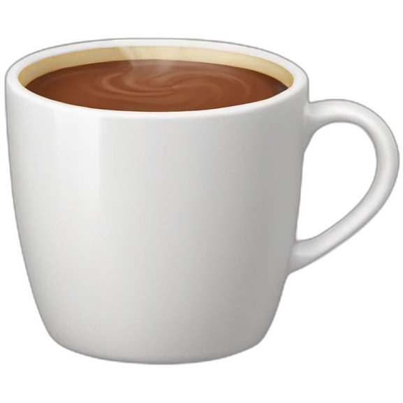 tasse de chocolat chaud chaude  emoji