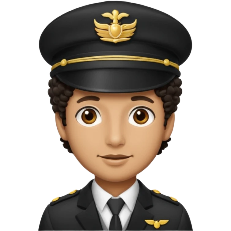 bellboy face curly emoji