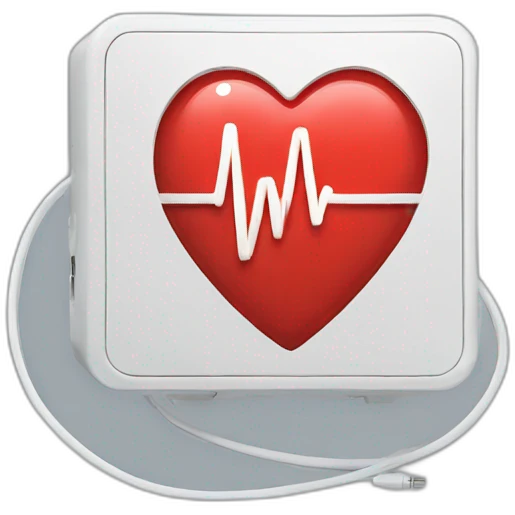 heartbeat cables box emoji