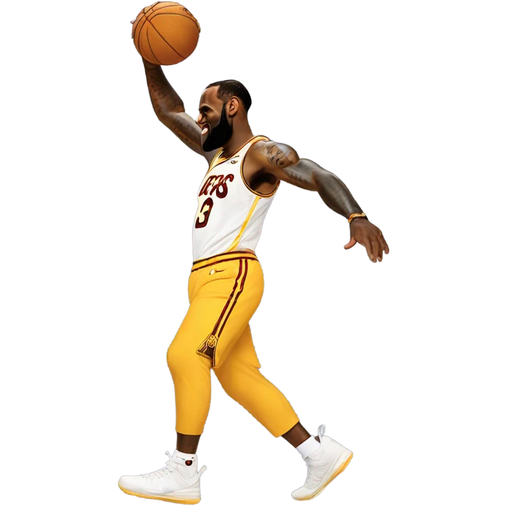 LeBron James dancing emoji