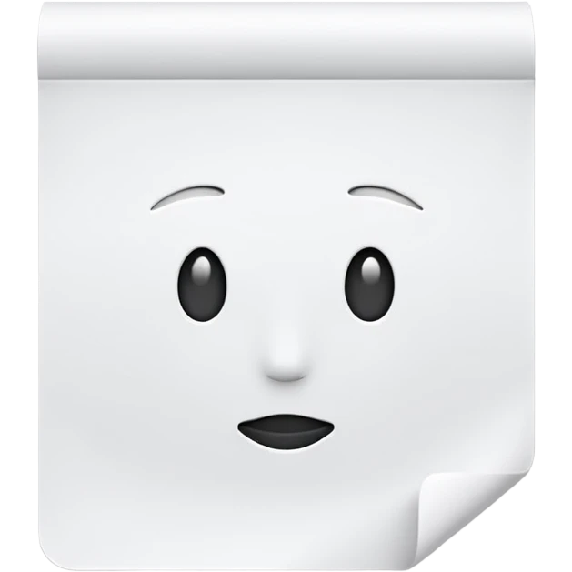 note of silence emoji