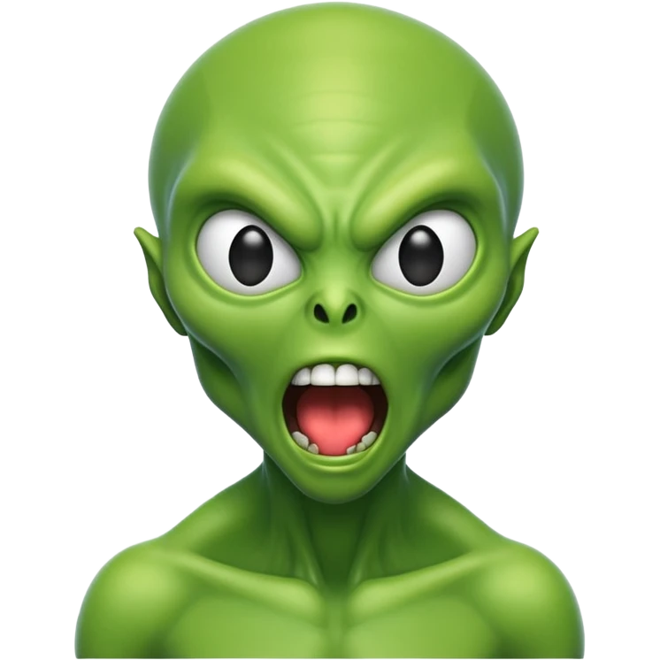 alien  shout emoji