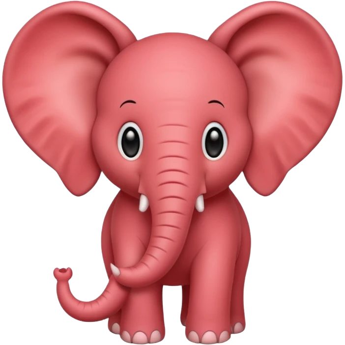 Strawberry elephant emoji