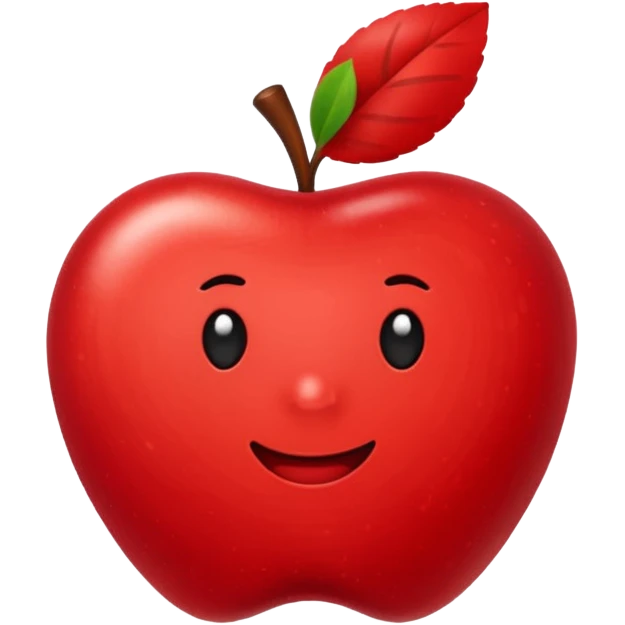 red Sharpie marker apple style emoji emoji