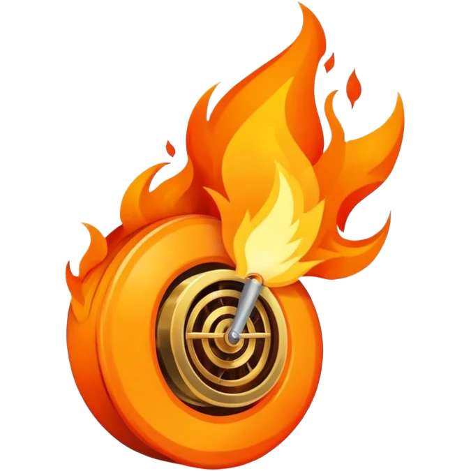 pouvoir ultime en colère de  feu emoji