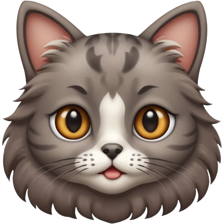Pluto planet as a cat emoji