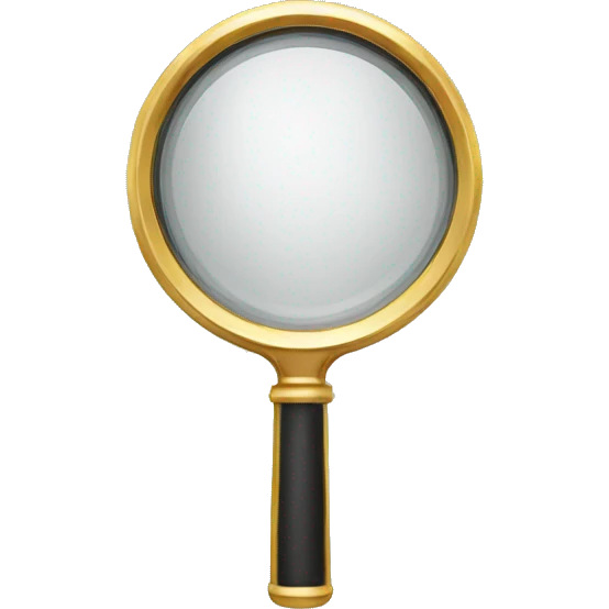 magnifying glass emoji